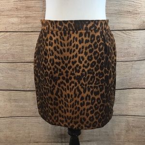 Animal print skirt